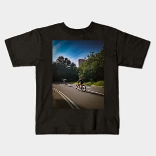 Central Park Biking Manhattan NYC Kids T-Shirt